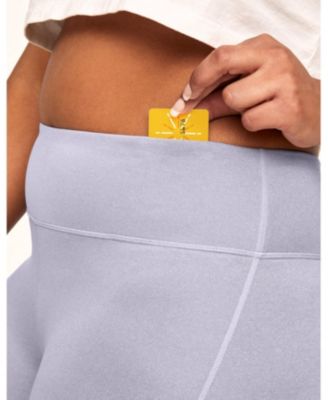 Plus Size Haley Heathered Crop Heather Compression Activewear Crop Legging