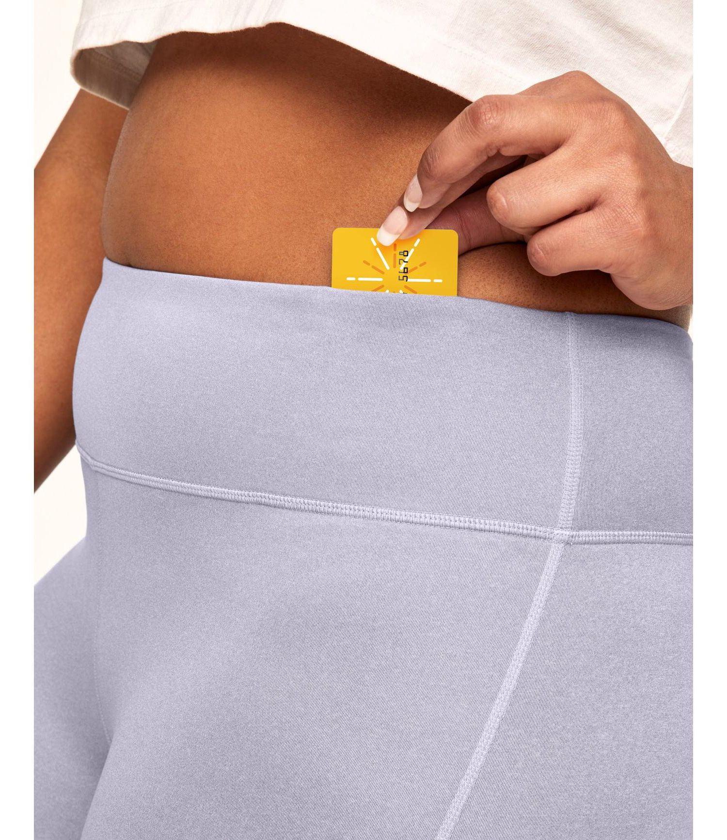 Plus Size Haley Heathered Crop Heather Compression Activewear Crop Legging