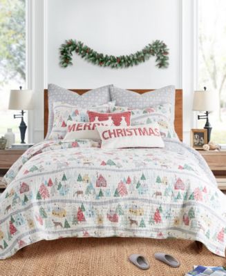 Levtex Joulset Holiday Reversible Quilt Sets - Macy's