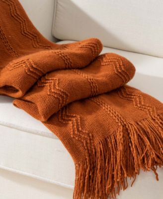 Texture Triple Zig-Zag Lightweight Throw, 50" x 60"