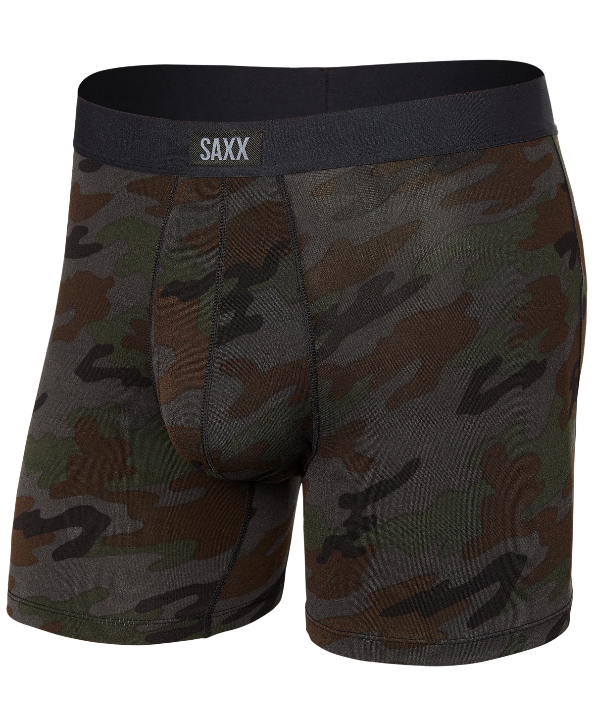 Saxx Men's Daytripper Relaxed-fit Camouflage Boxer Briefs In Black Ops Camo