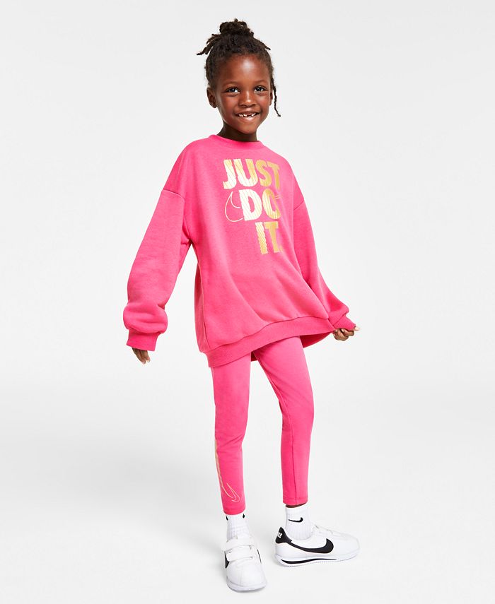 Pink jumper on sale nike