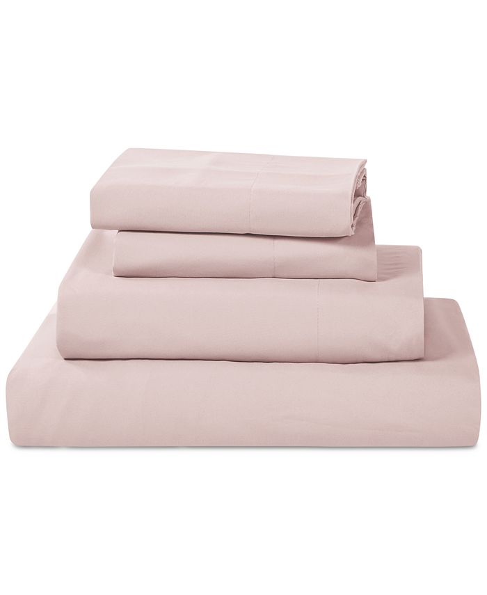 Fairfield Square Collection Sunham Microfiber Solid 4Pc. Sheet Set