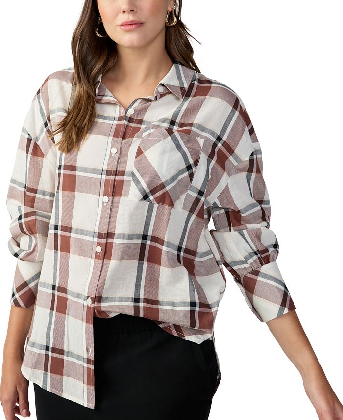 Sanctuary Women's Plaid Tunic Macy's