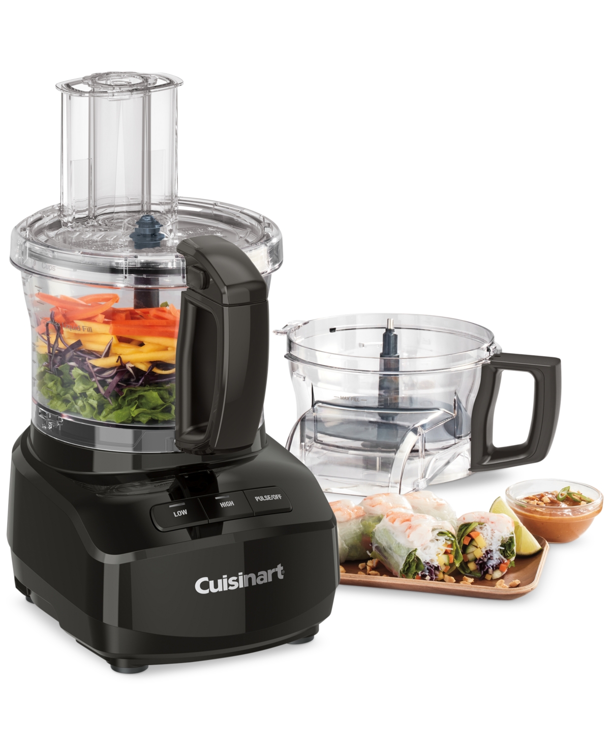 Cuisinart 9-cup Continuous Feed Food Processor In Black