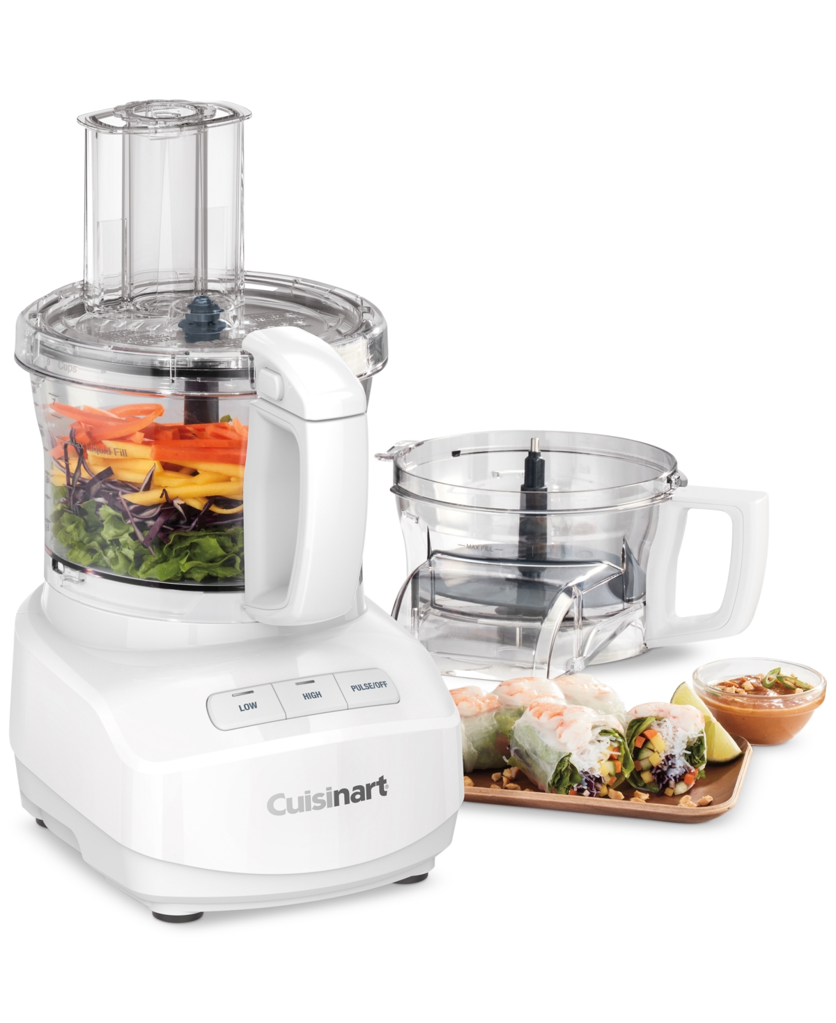 Cuisinart 9-cup Continuous Feed Food Processor In White