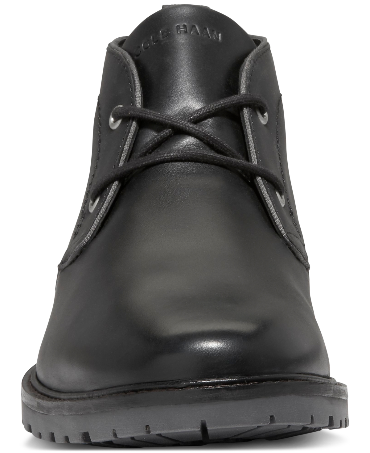 Cole Haan Men's Midland Leather Water-Resistant Lace-Up Lug Sole Chukka Boots