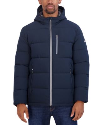 Men s Quilted Hooded Puffer Jacket