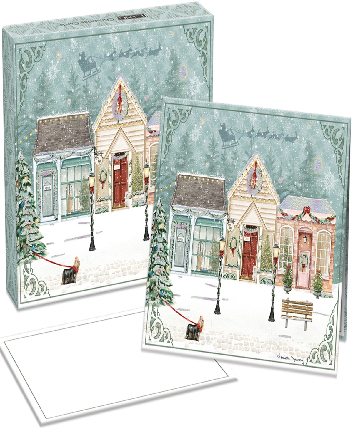 Lang Its Christmas Boxed Cards, Set Of 18 In Multi