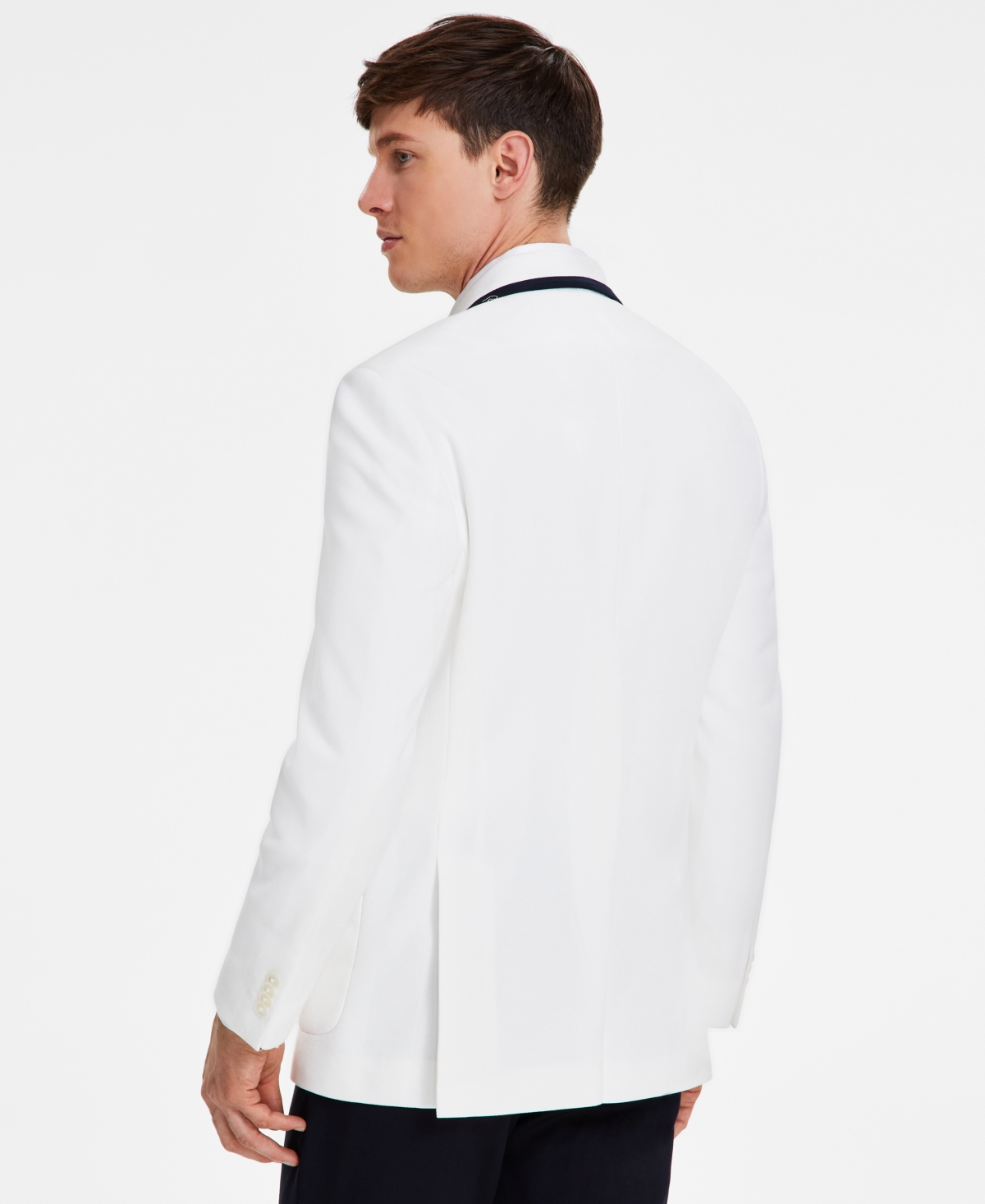 Tommy Hilfiger Men's Modern-Fit Tipped Weave Sport Coat