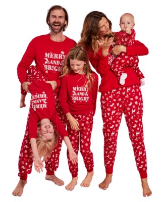 Family Pajamas Merry & Bright Matching Pajamas, Created for Macy's