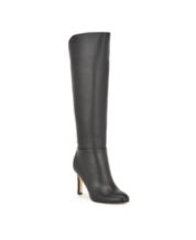 Leather heel boots sales