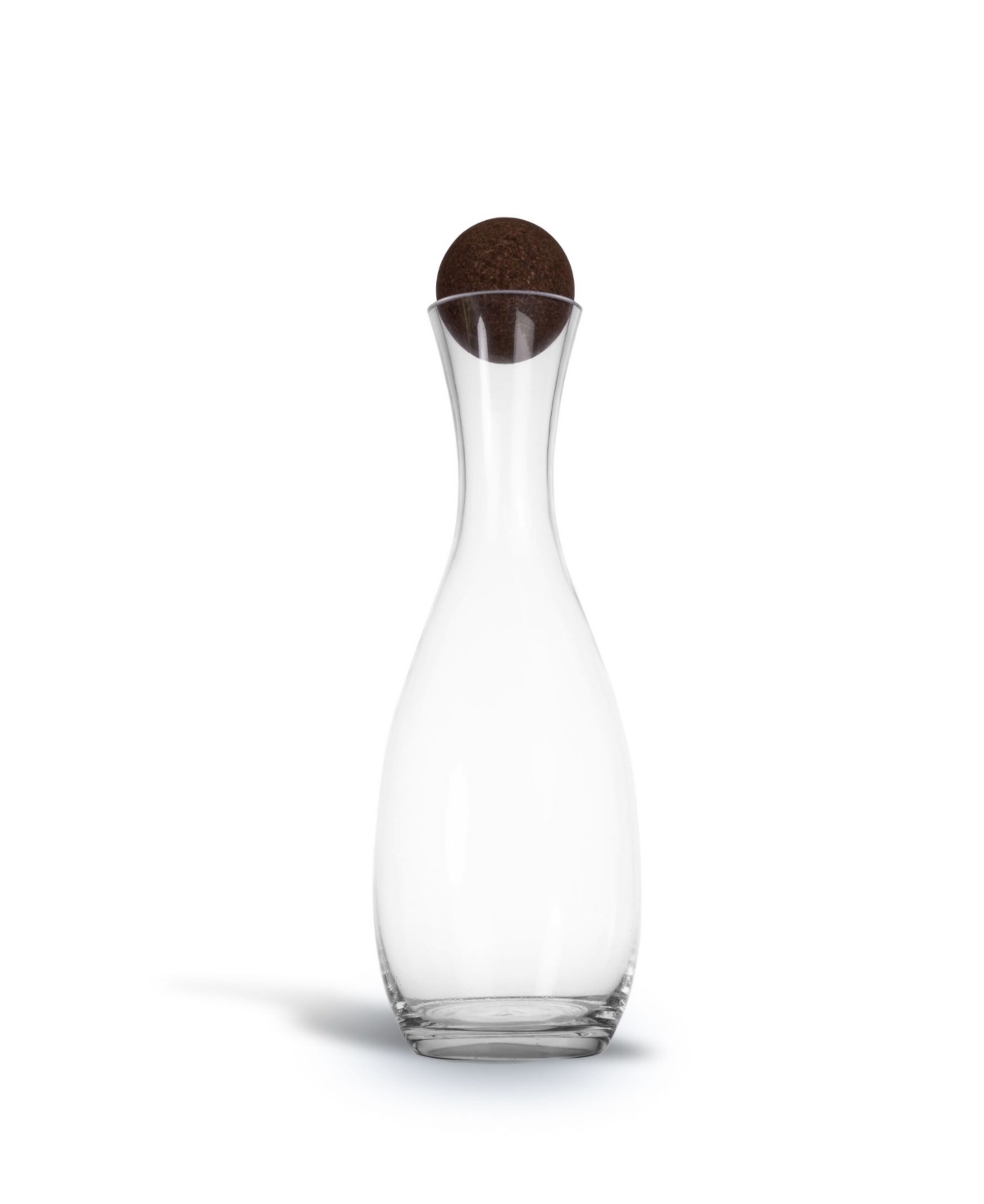 Sagaform Nature Wine Or Water Carafe With Cork Stopper In Clear