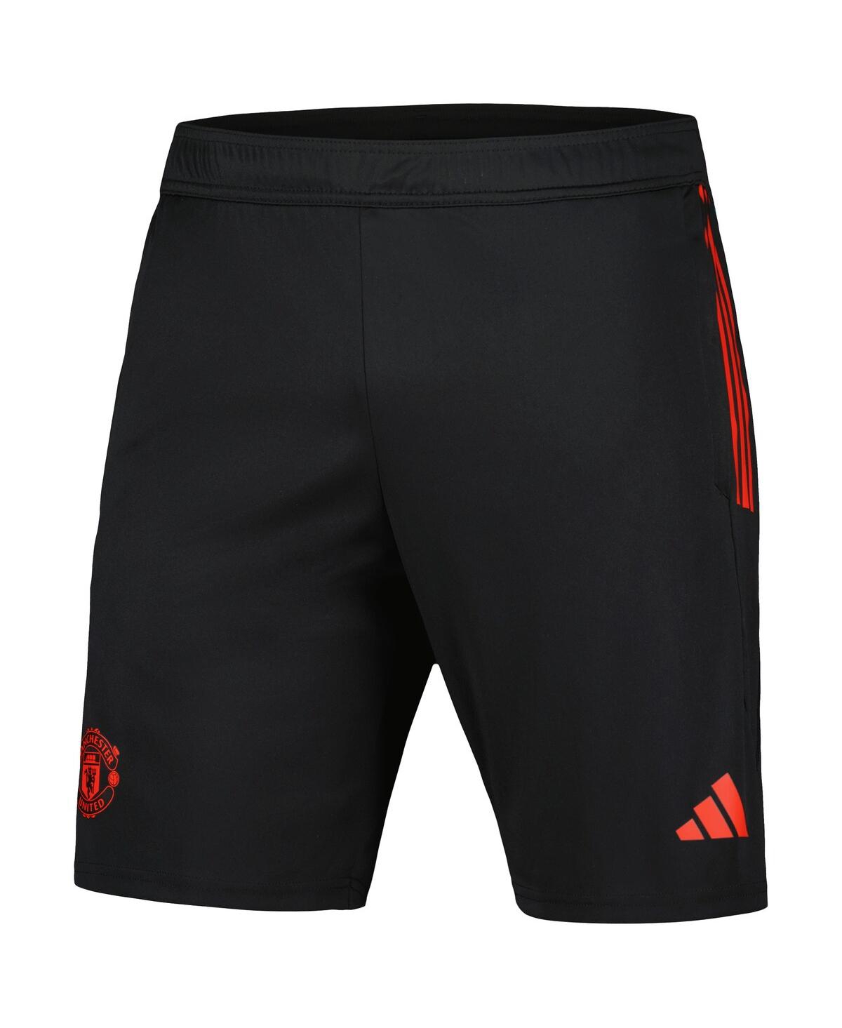 Shop Adidas Originals Men's Adidas Black Manchester United 2023/24 Training Aeroready Shorts