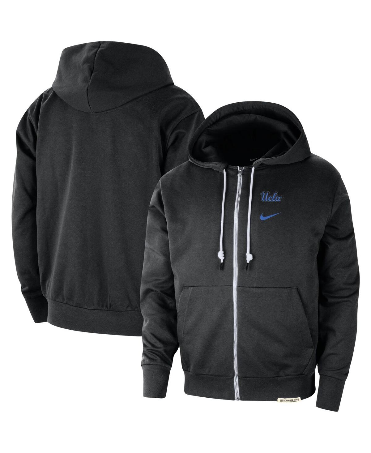 Shop Nike Men's  Black Ucla Bruins Standard Issue Player Performance Full-zip Hoodie