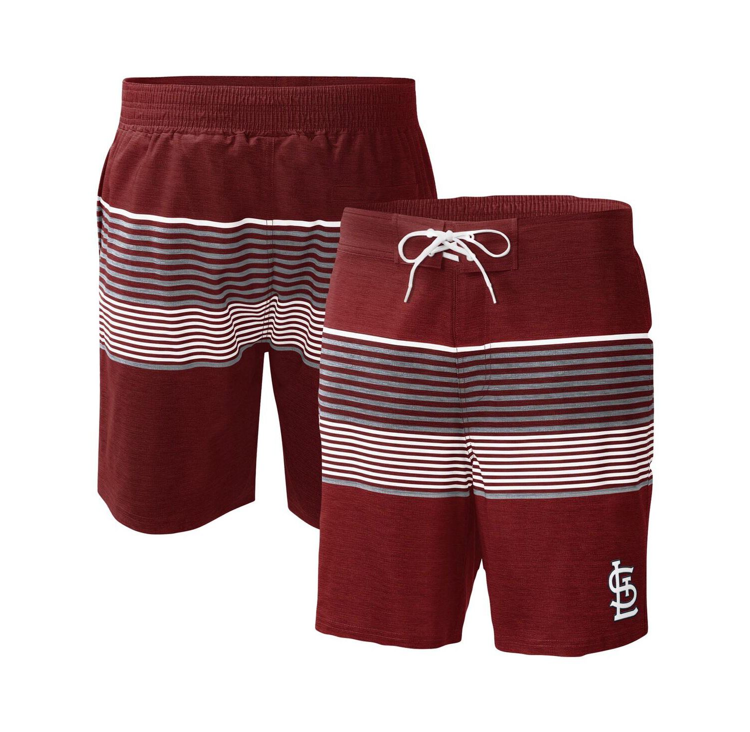 Men's Red St. Louis Cardinals Coastline Volley Swim Shorts