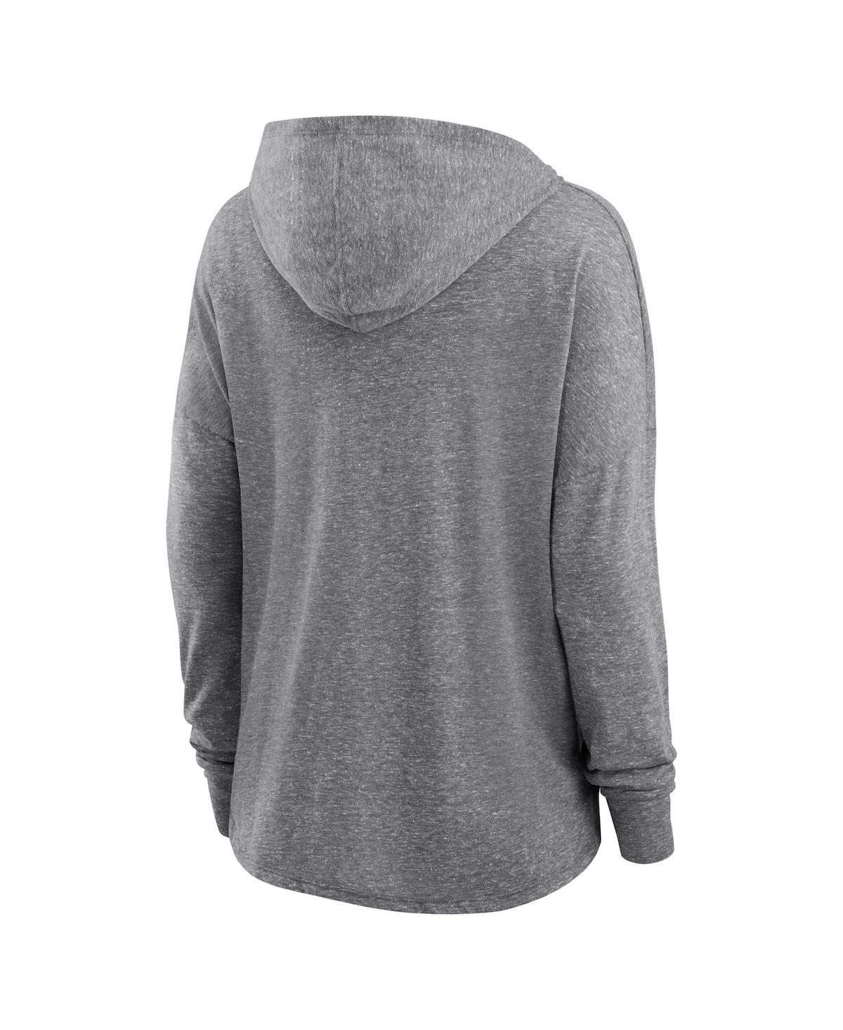 Fanatics Branded Heather Gray Buffalo Bills Cozy Primary Pullover Hoodie In Heather Gray