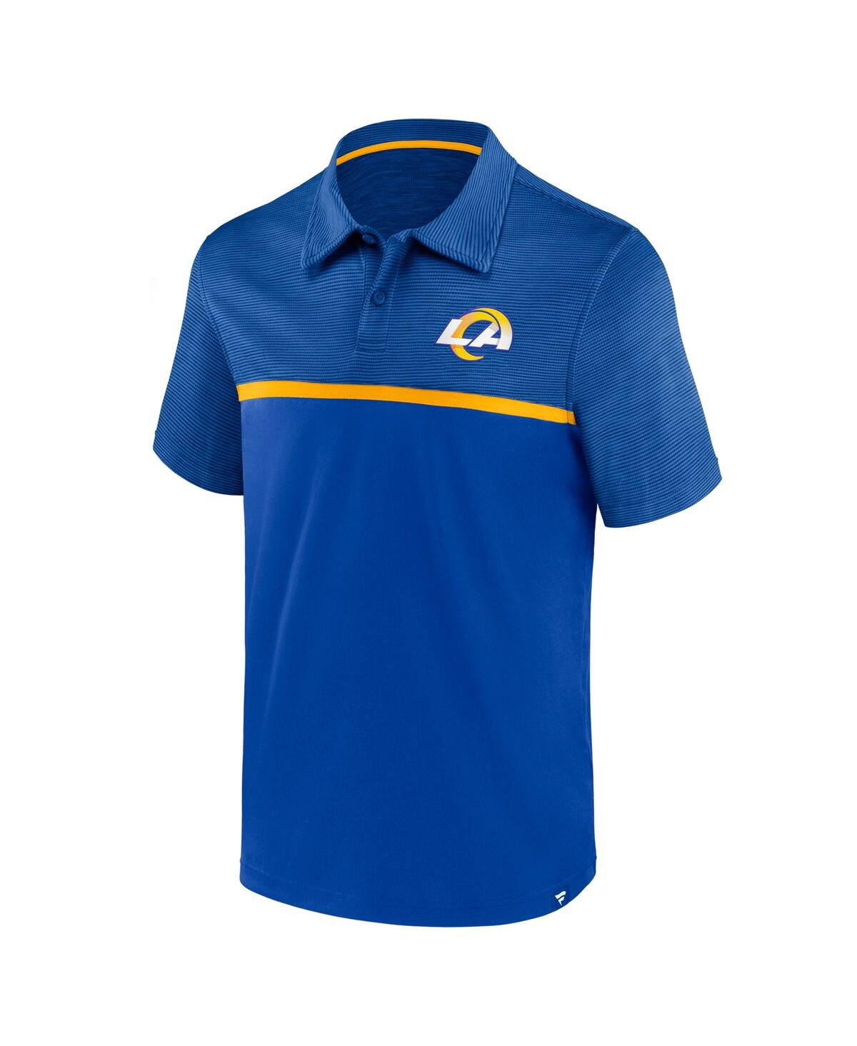 Men's FanaticsLos Angeles Rams Primary Polo Shirt - Royal