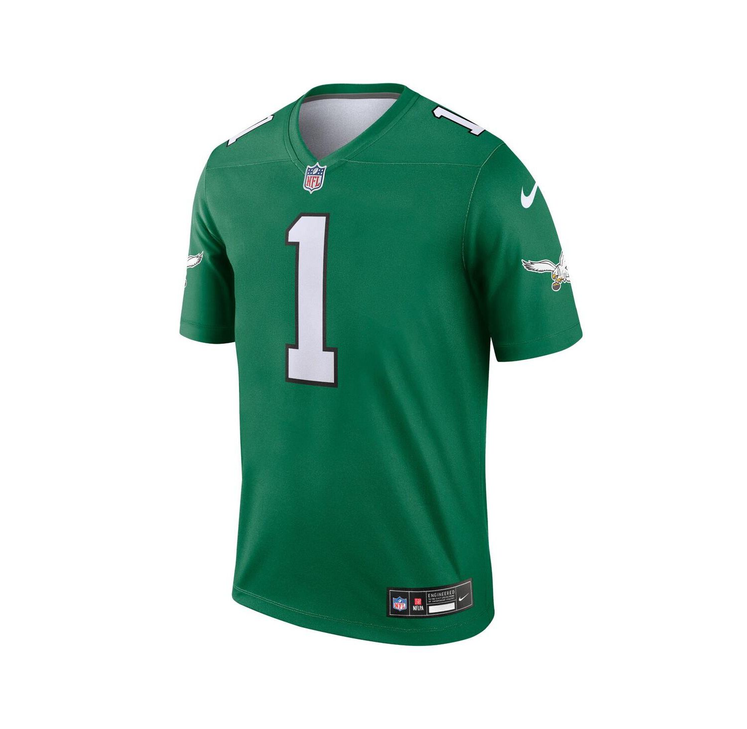 Men's Jalen Hurts Kelly Green Philadelphia Eagles Alternate Legend Player Jersey