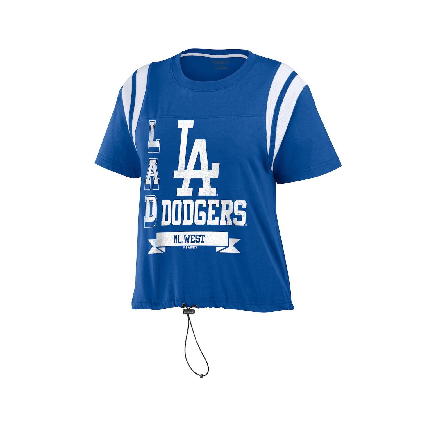 Women's Royal Los Angeles Dodgers Cinched Colorblock T-shirt