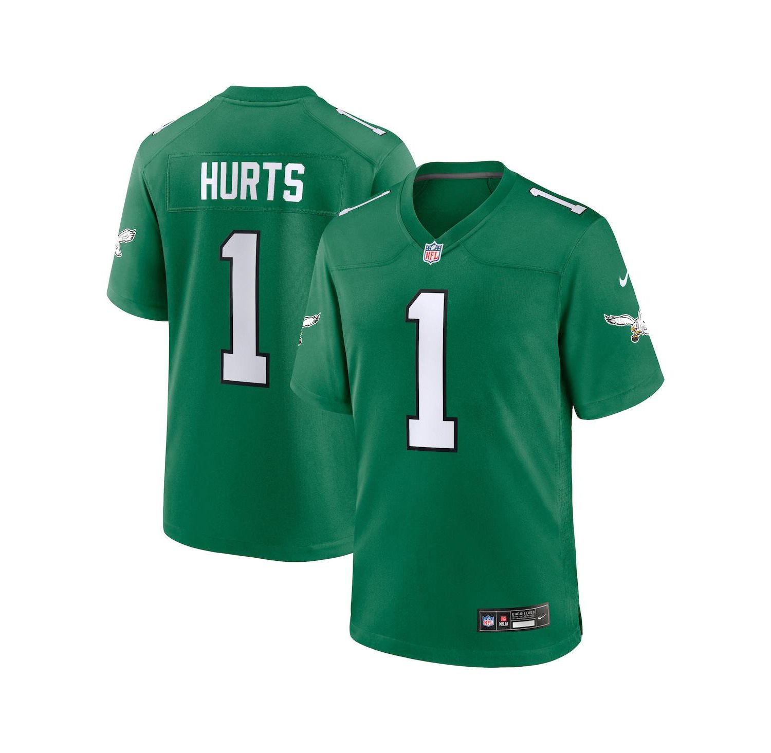 Big Boys Jalen Hurts Philadelphia Eagles Alternate Player Game Jersey