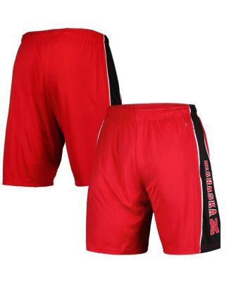 Men's Scarlet Nebraska Huskers Panel Shorts