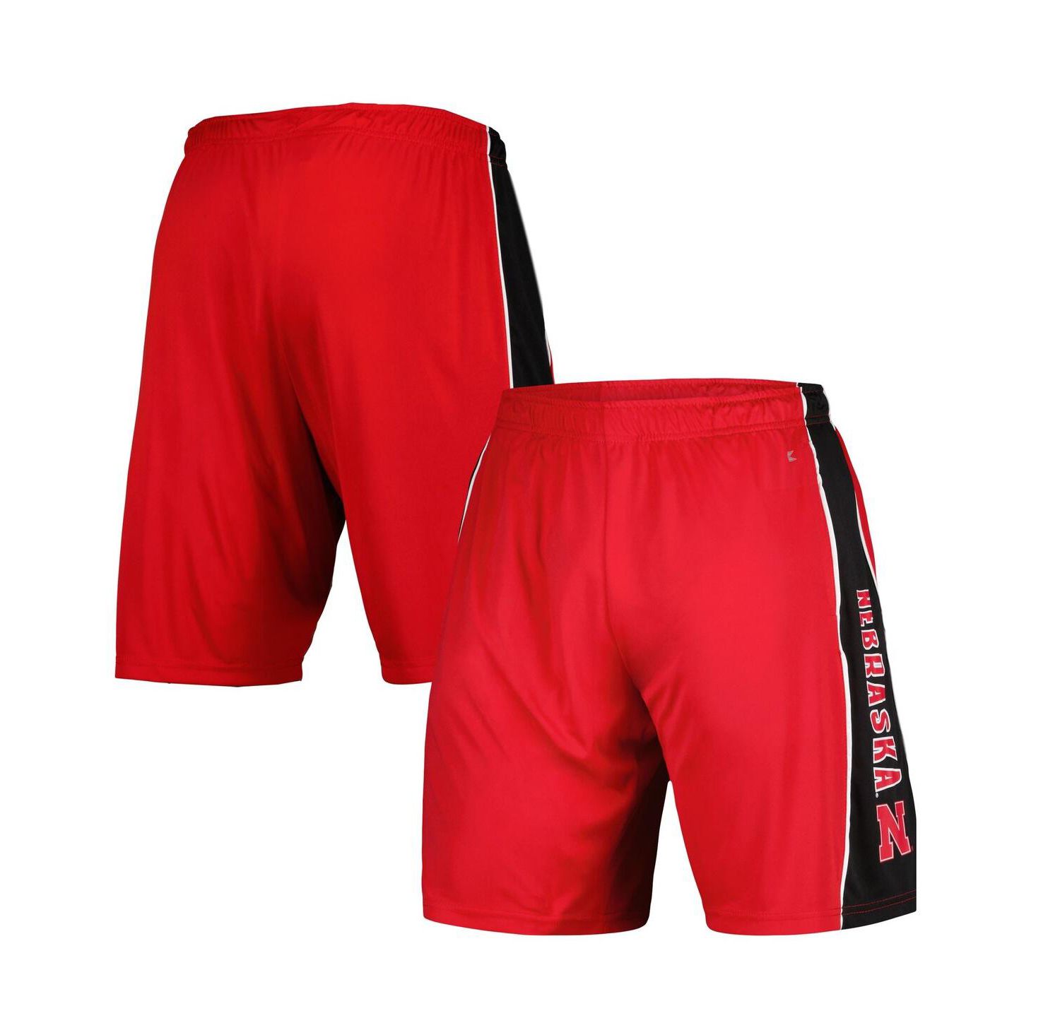 Men's Scarlet Nebraska Huskers Panel Shorts
