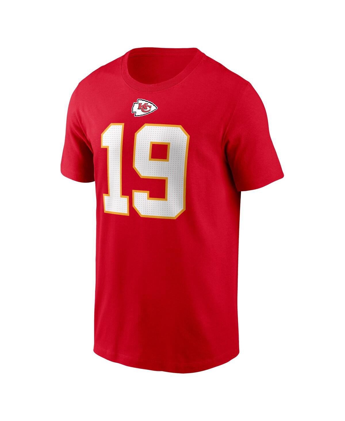 Shop Nike Men's  Kadarius Toney Red Kansas City Chiefs Player Name And Number T-shirt