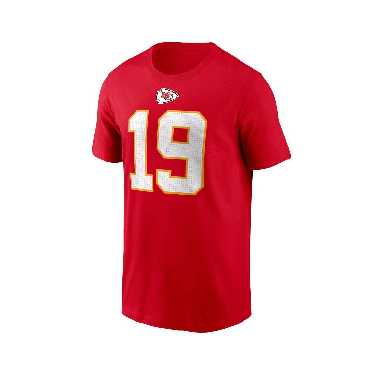 Men's Kadarius Toney Red Kansas City Chiefs Player Name and Number T-shirt