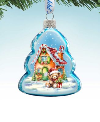 Christmas Cottage Keepsake Mercury Christmas Glass Ornaments G. DeBrekht