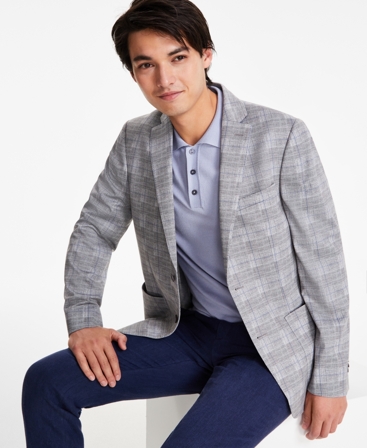 Bar Iii Men's Slim-Fit Knit Sport Coat, Created for Macy's