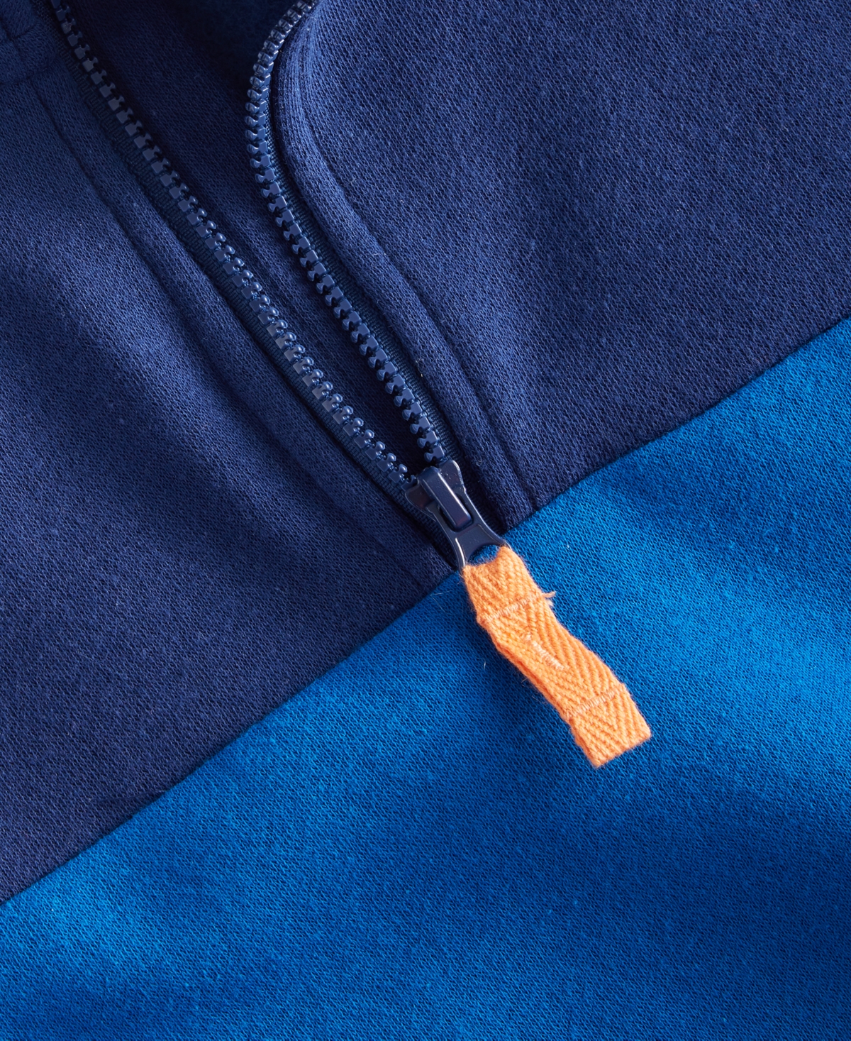 Shop Epic Threads Big Boys Colorblocked Quarter-zip Sweatshirt, Created For Macy's In Navy Sea