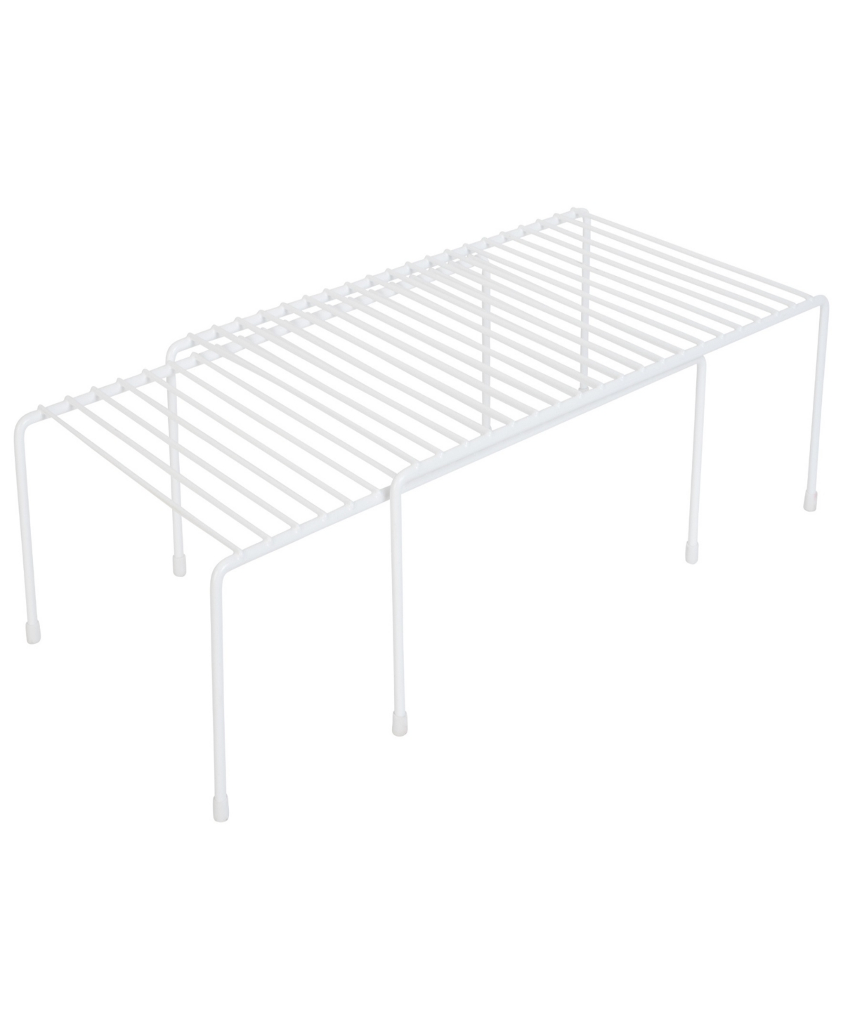 Smart Design Expandable Storage Rack, 16" X 32.5" In White