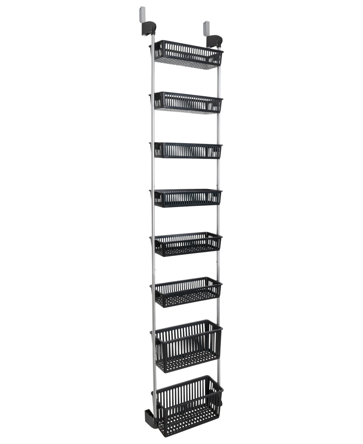 Smart Design 8-tier Over-the-door Hanging Pantry Organizer In Black