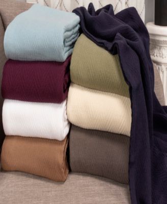 Chevron All Season Cotton Blanket, Twin