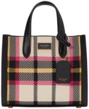 kate spade new york Manhattan Woven Striped Fabric Large Tote - Macy's