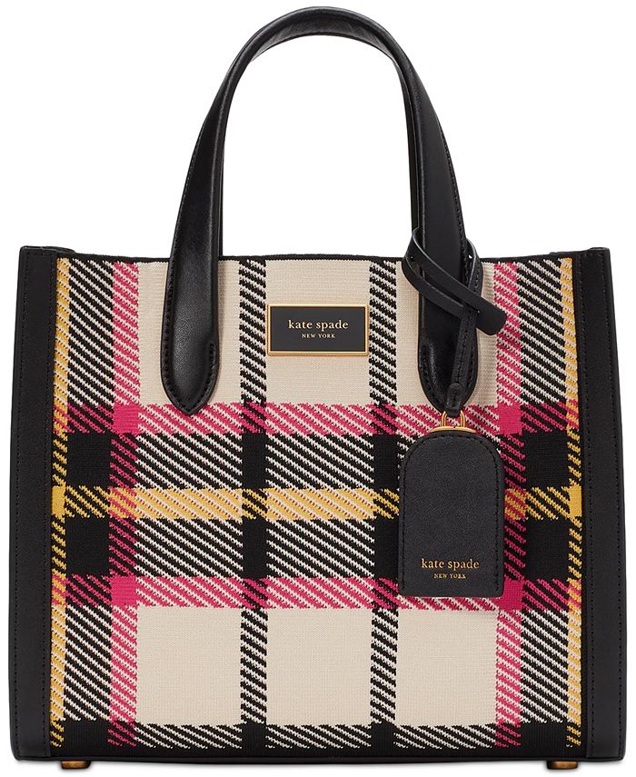 Designer plaid and bags { featuring ysl and burberry } - The Chic