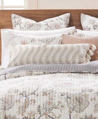 Ophelia Embroidered Decorative Pillow, 14" x 30"