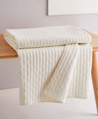 Cross Stitch Reversible Quilted Throw, 50" x 60"