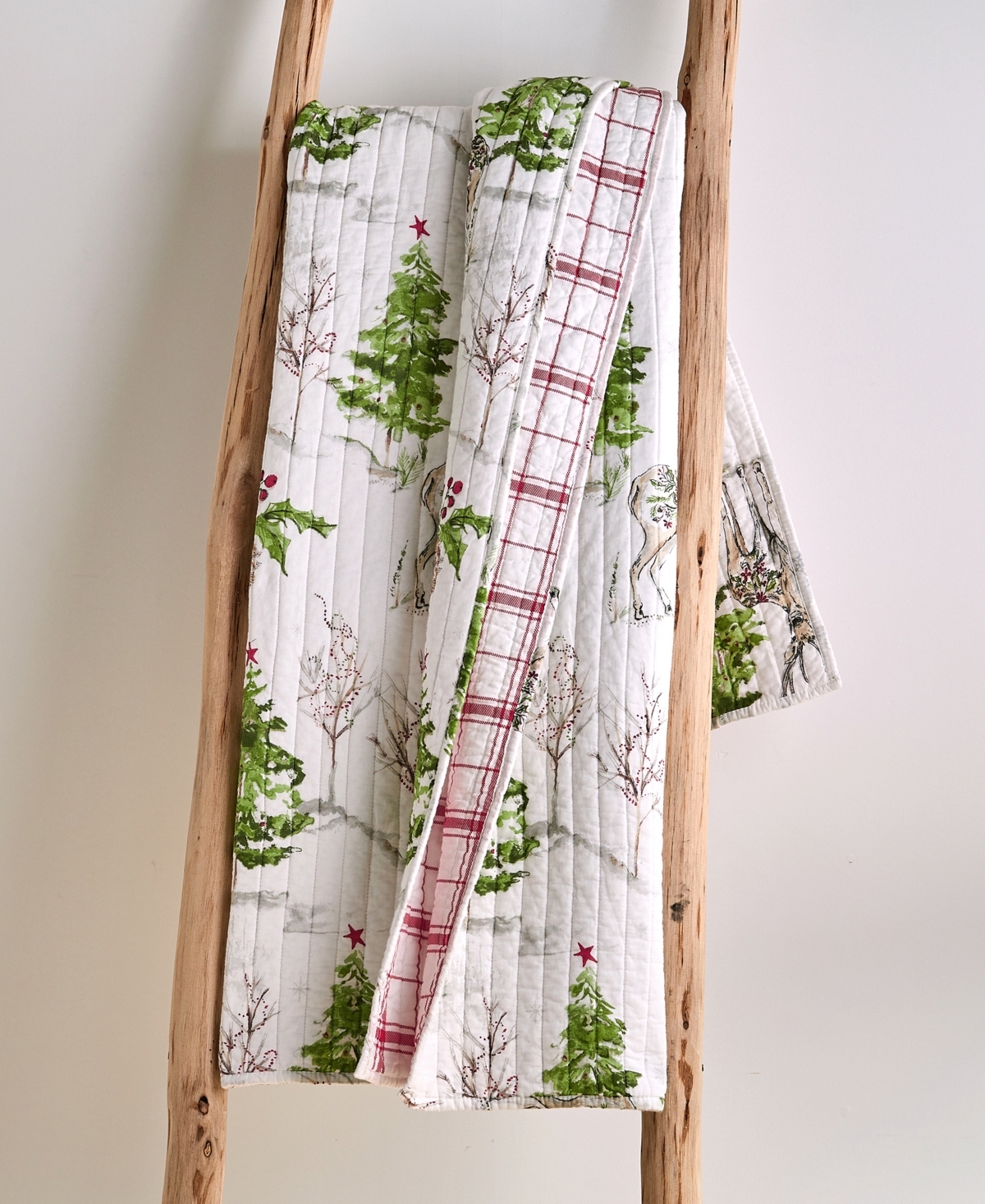 Levtex Sleigh Bells Quilted Throw, 50" x 60"