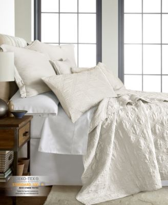 Washed Linen Relaxed TexturedQuilted Sham, Standard