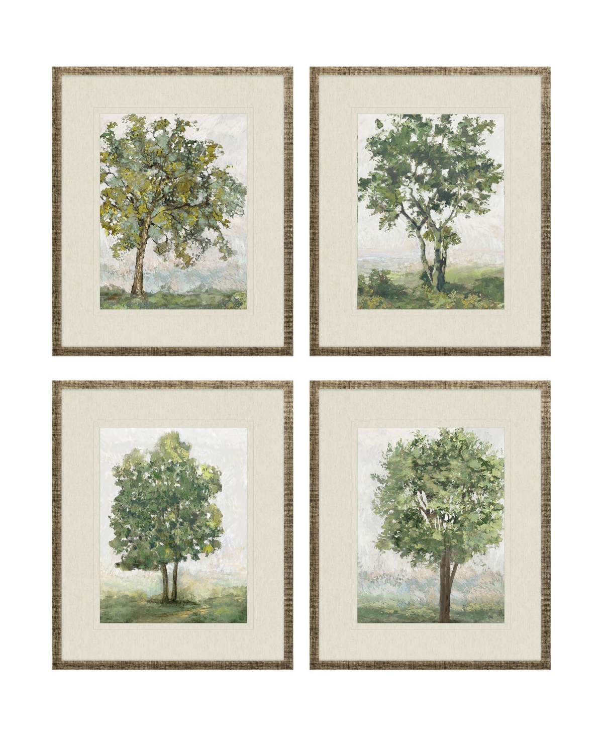 Paragon Picture Gallery Countryside Growth Framed Art, Set Of 4 In Green