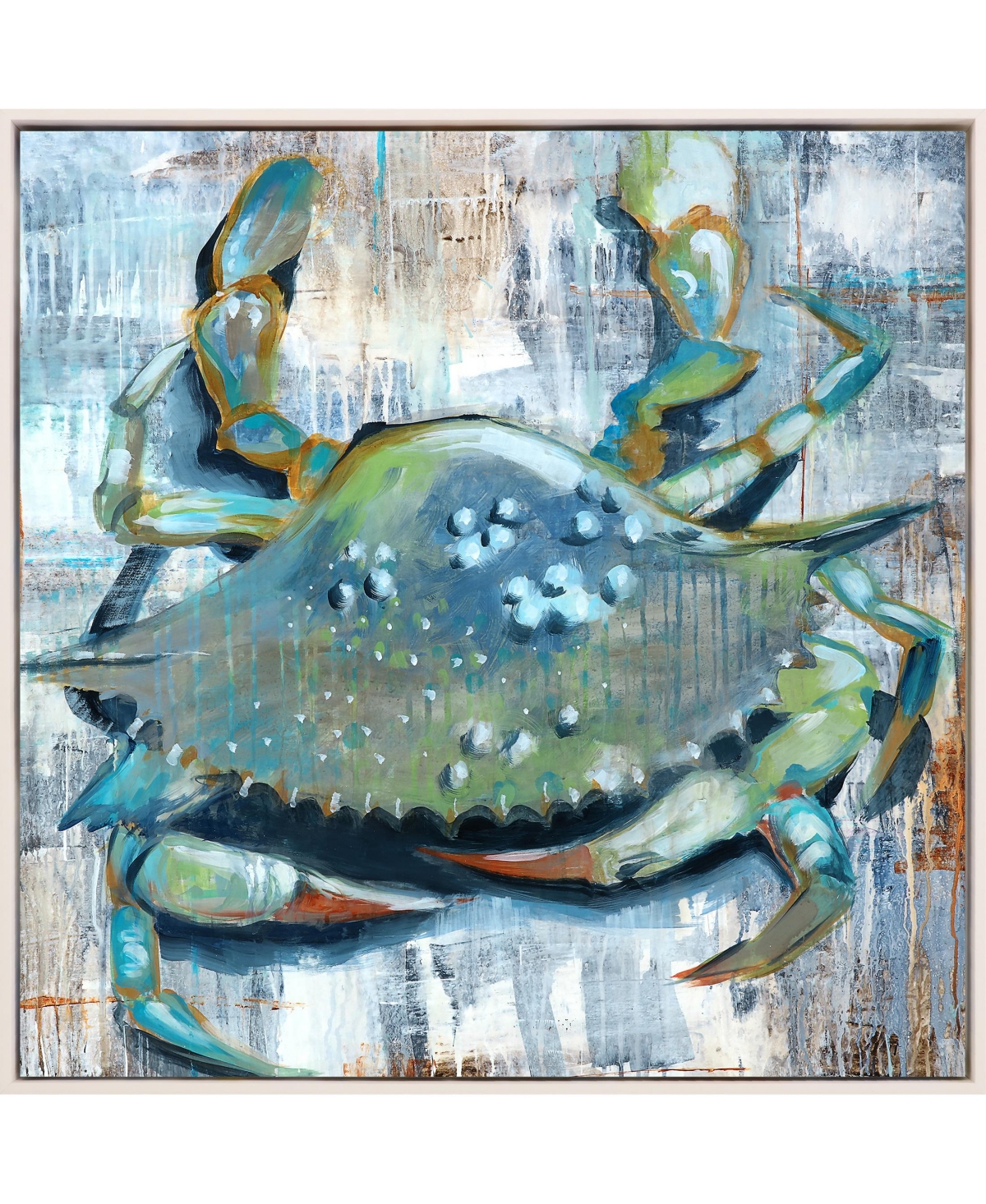Paragon Picture Gallery The Crab Canvas In Blue