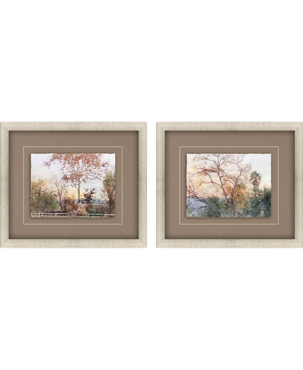 Paragon Picture Gallery Quiet Place Framed Art, Set Of 2 In Green