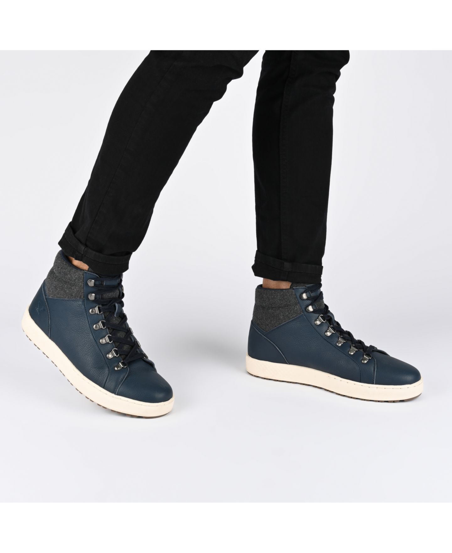 Мужские кроссовки Territory Ruckus Tru Comfort Foam High Top, цвет: Синий — фото 9