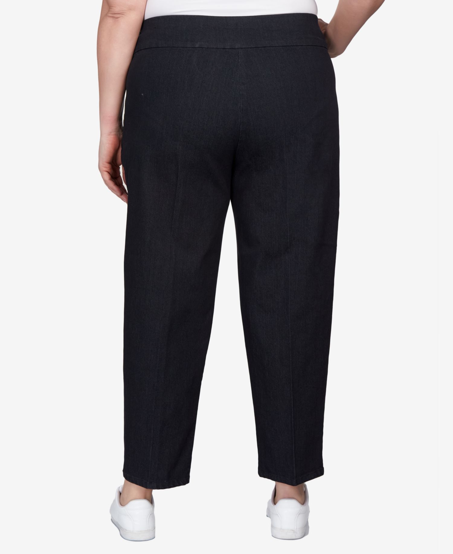 Plus Size Women's Super Stretch Mid- Rise Average Length Pant
