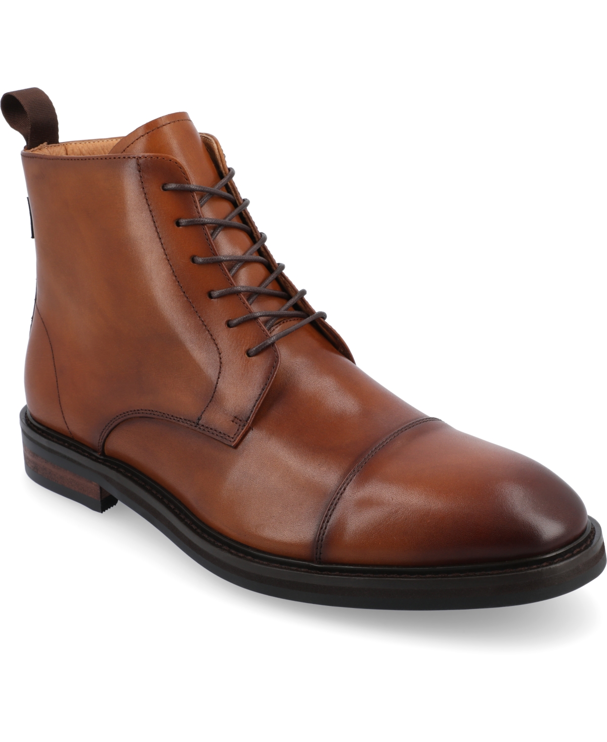 Shop Taft 365 Men's Model 003 Cap-toe Ankle Boots In Honey