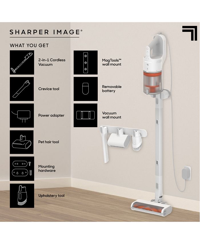 Sharper Image 2In1 Cordless Stick & Handheld Vacuum Macy