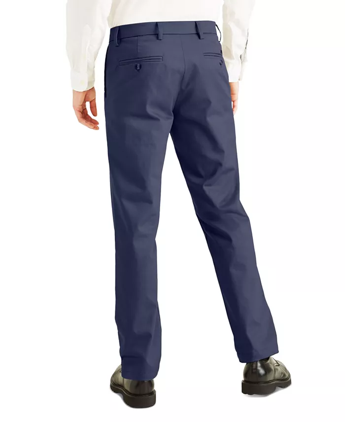 Men's Signature Slim Fit Iron Free Khaki Pants with Stain Defender - thumbnail 10