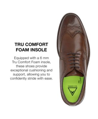 Men's Gordy Tru Comfort Foam Wingtip Lace-Up Dress Shoes